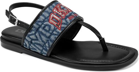 صندل Celadine Thong Flip Flop للسيدات من DKNY مع الشعار in Kuwait