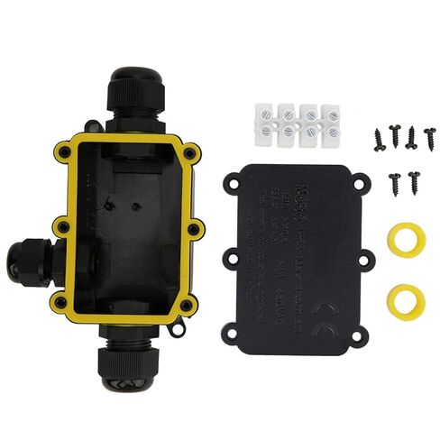 صندوق توصيل بلاستيكي IP68، اتصال إلكتروني لأضواء تحت الماء مع 450VAC 24A، UL94V2، T100، قطر الكابل 5 9 مم 9 12 مم in Kuwait