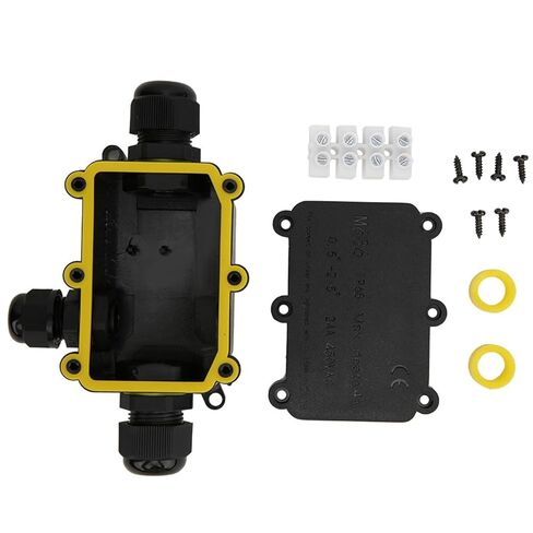 صندوق توصيل بلاستيكي IP68، اتصال إلكتروني لأضواء تحت الماء مع 450VAC 24A، UL94V2، T100، قطر الكابل 5 9 مم 9 12 مم in Kuwait