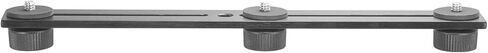 iBOLT 10 inch Tripod Camera Slider Bar with 3 Camera(_ inch) Screw attachments and Tablet Holder- Great for adding additional Microphones, LED Lights, Flash, monitors, etc- DSLR, GoPros, Video Cameras in Kuwait