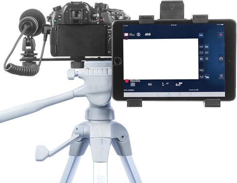 iBOLT 10 inch Tripod Camera Slider Bar with 3 Camera(_ inch) Screw attachments and Tablet Holder- Great for adding additional Microphones, LED Lights, Flash, monitors, etc- DSLR, GoPros, Video Cameras in Kuwait