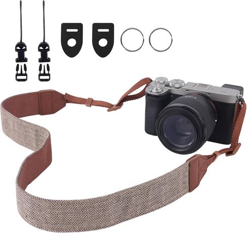 Camera Strap, Adjustable Cotton Neck and Shoulder Strap, Comfortable with Quick Release Buckles for DSLR and SLR in Kuwait