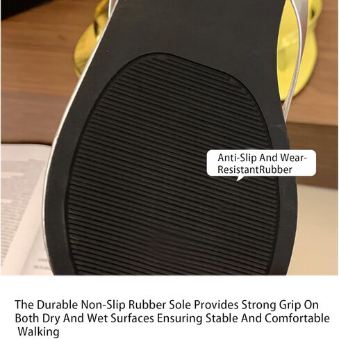 Women'S Leather Flat Flip Flops Comfortable Non-Slip Round Toe Beach Slide Summer Casual Vacation Travel Flip Flops Sandals in Saudi Arabia