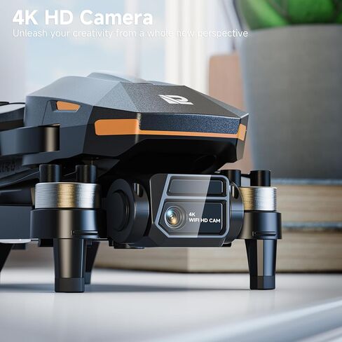 طائرات بدون طيار مع كاميرا للبالغين 4K، طائرة بدون طيار للمبتدئين FPV مع مفتاح واحد للإقلاع/الهبوط، إيقاف الطوارئ، محرك بدون فرش، بطاريتين 30 دقيقة من وقت الطيران، أقل من 249 جرام، هدايا ألعاب للأولاد المراهقين والأطفال in Kuwait