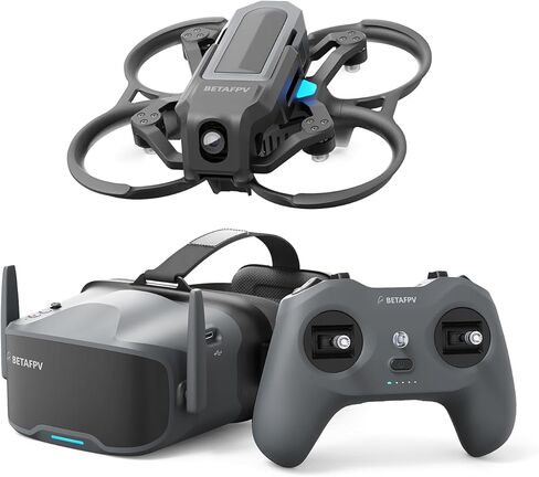BETAFPV Aquila20 HD FPV Kit with Aquila20 HD Whoop LiteRadio 4 SE Radio Transmitter VR04 HD Goggles Built-in HD Digital VTX P1, Supported 3 Modes 2S Power System FPV Drone Advanced RTF Indoor Outdoor in Kuwait