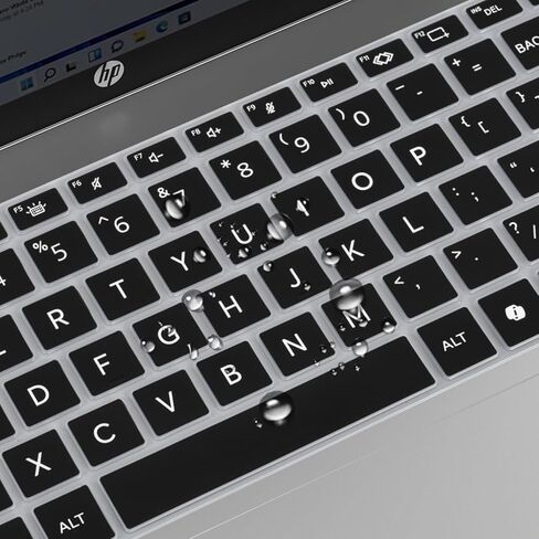 غطاء لوحة المفاتيح لجهاز HP OmniBook 5 16-fb0000nr 16-fb0037nr، OmniBook 5 14-he 14-he0099nr 14-he0017nr، OmniBook 5 Flip 14-fp0000nr 14-fp0057nr واقي لوحة مفاتيح الكمبيوتر المحمول - شفاف in Kuwait