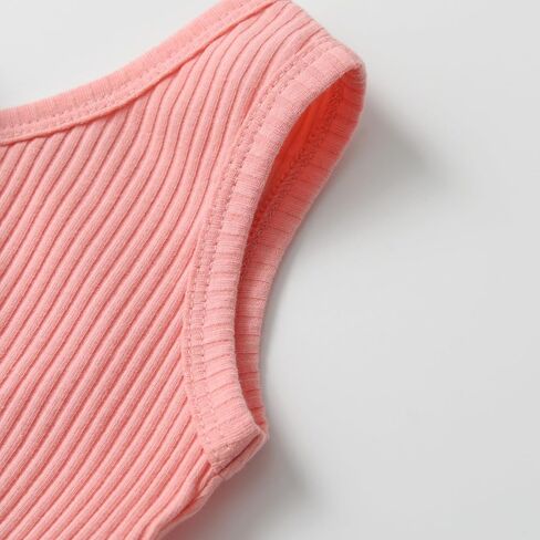 Newborn Baby Girl Romper Sleeveless Halter Frill Romper One-piece Bodysuit with Headband Summer Clothes Set in Saudi Arabia
