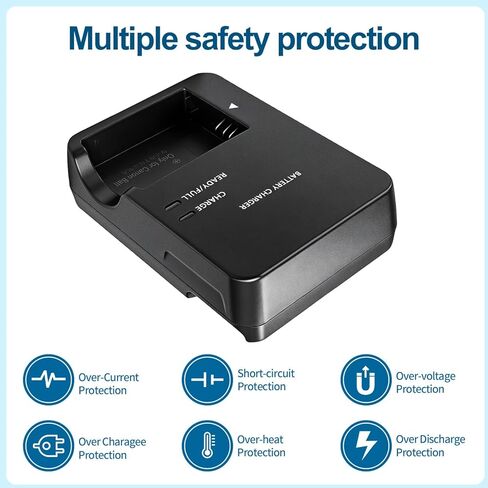 CB-2LH CB-2LHE Wall Plug Battery Charger Compatible with Canon NB-13L, Compatible with CB-2LHT G1X G1 X Mark III G5X G5X Mark II G7X G7X Mark II III G9X SX620 SX720 SX730 SX740 HS Digital Camera in Kuwait