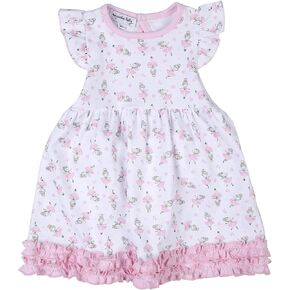 Magnolia Baby Baby Girl Prima Ballerina Printed Flutters Dress Set Pink in Saudi Arabia