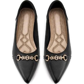 Womens Flats Shoes All-Day Comfort: Lightweight Pointed Toe Buckle Ballet Flats Casual Dressy Slip On Walking Shoes for Business Work Travel in Saudi Arabia