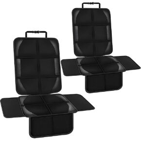 2Pcs Car Seat Protective Cover Baby Safety Seat Pad Pet Anti Dirt Kick Mat Kids Cushion, Compatible with Chevrolet Tahoe Crptivr (S7L),1-Black in Saudi Arabia