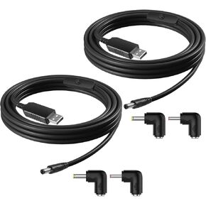 كابل شاحن USB LONNKY 12 فولت مع مفتاح مضمن وموصلات 35135/4017 لكاميرا سيارة الأطفال Luckview / شاشة Furrion FOS07TADS Vision S، كابل تعزيز محول 5 فولت إلى تيار مستمر 12 فولت (6.6 قدم، عبوتان) in Kuwait