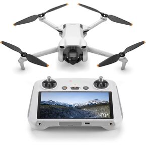 DJI - طائرة ميني 3 بدون طيار وجهاز تحكم عن بعد مع شاشة مدمجة (متجددة) in Kuwait