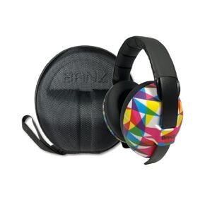 سماعات رأس BANZ Bubzee للأطفال للحماية من الضوضاء - أغطية أذن للأطفال حديثي الولادة والأطفال الصغار، من 0 إلى 36 شهرًا، قابلة للتعديل (منشوري) تتضمن الحافظة in Kuwait