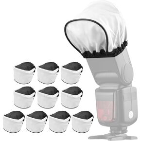 Tangxi Flash Diffuser Light Softbox, Universal Elastic Soft Mini Flash Bounce Diffuser Cover for Flashlight Photography Camera Speed Light (4pcs) in Kuwait