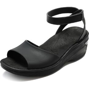 BEMIRO Walking Sandals for Women with Adjustable Arch Support, Comfortable Cloud Footbed Platform Wedge Sandals, Casual Dressy Summer Shoes in Kuwait