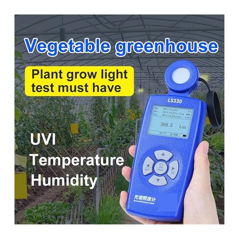 Luxmeter Cct CRI Luxometer ضوء متر المهنية مقياس الإضاءة عالية الدقة مقياس الإضاءة الطيفية LS330 in Kuwait