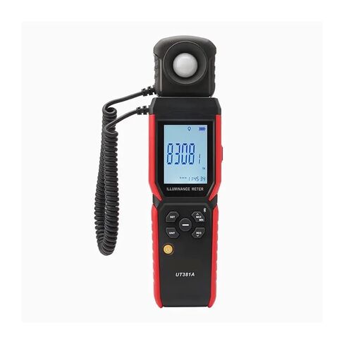 UT381A مقياس الإضاءة 400000 lx سبليت للتدوير تصميم لوكس متر مقياس الضوء الرقمي التطبيق in Kuwait