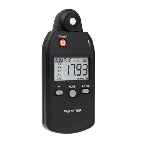 PAR Meter Illuminance Meter PPFD Sensor Full-Spectrum Record Function Indoor Outdoor Plant Light Meter in Kuwait