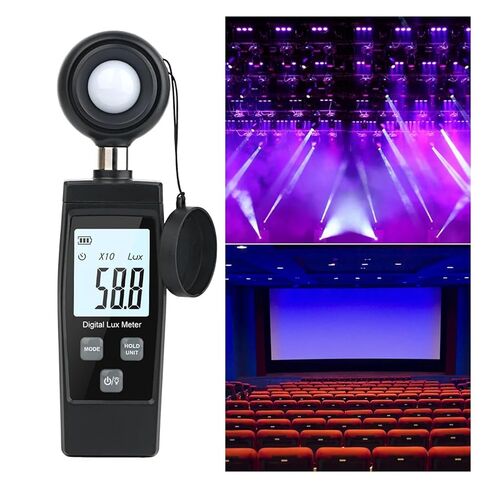 مقياس لوكس رقمي صغير بشاشة عرض LCD مقياس إضاءة محمول 0-200000 لوكس مقياس إضاءة عالي الدقة لوكس/FC قياس الفاحص in Kuwait