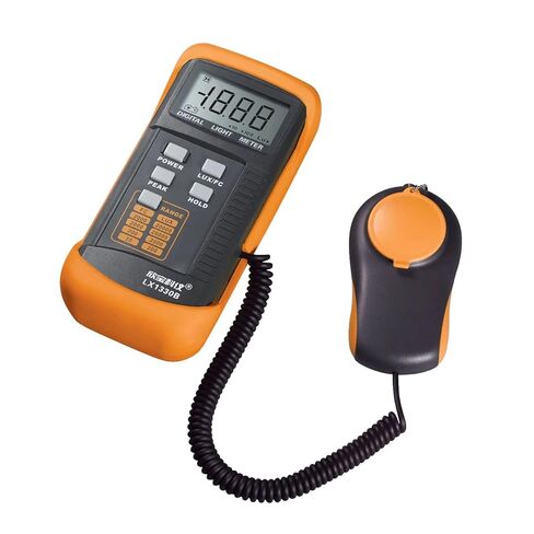 مقياس الضوء LX1330B مقياس لوكس رقمي عالي الدقة 0.1 ~ 200,000 لوكس أداة دقيقة للكشف عن وظيفة تثبيت الشدة in Kuwait