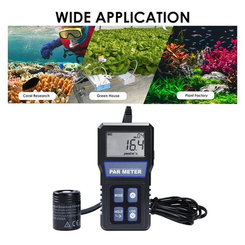 Reef Aquarium IP68 Waterproof Sensor Digital Full-Spectrum Reef Tank PAR Meter PPFD Tester(PAR-414) in Saudi Arabia