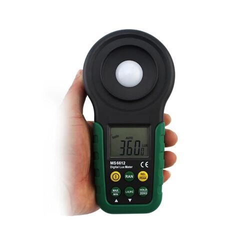 مقياس Luxmeter الرقمي 200,000 متعدد الوظائف مقياس إضاءة لوكس اختبار الأطياف المدى التلقائي الذروة دقة عالية in Kuwait