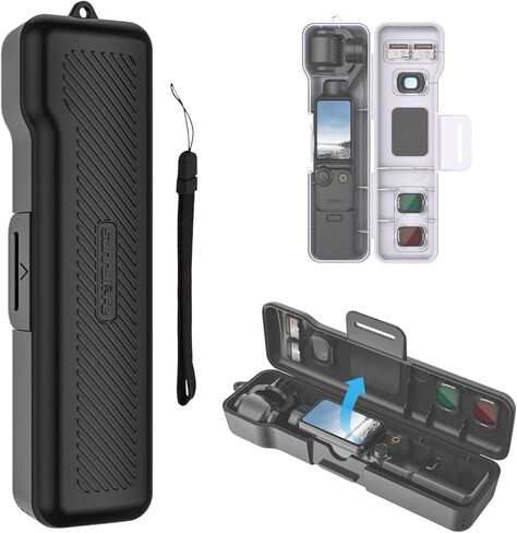 حافظة واقية لـ DJI Osmo Pocket 4، غطاء واقٍ لمرشح الذاكرة لتخزين 2 فتحات لبطاقة التخزين لـ DJI Osmo Pocket 4 (أخضر) in Kuwait