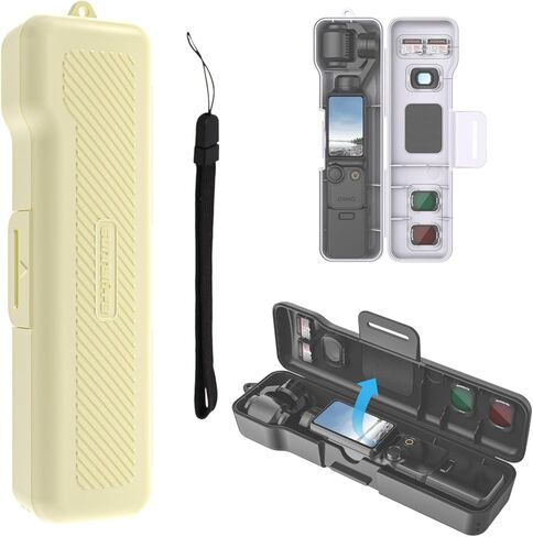 حافظة واقية لـ DJI Osmo Pocket 4، غطاء واقٍ لمرشح الذاكرة لتخزين 2 فتحات لبطاقة التخزين لـ DJI Osmo Pocket 4 (أخضر) in Kuwait