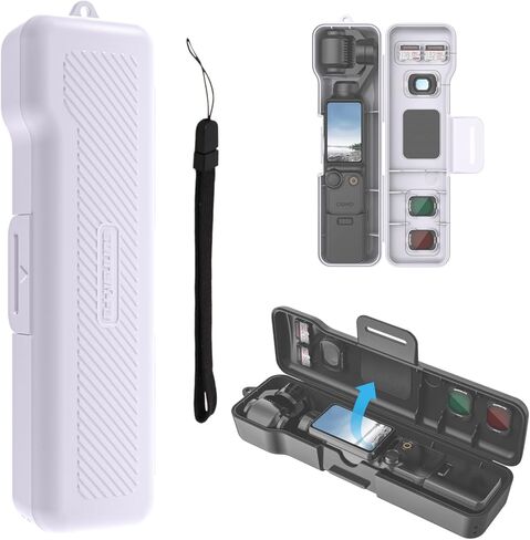 حافظة واقية لـ DJI Osmo Pocket 4، غطاء واقٍ لمرشح الذاكرة لتخزين 2 فتحات لبطاقة التخزين لـ DJI Osmo Pocket 4 (أخضر) in Kuwait