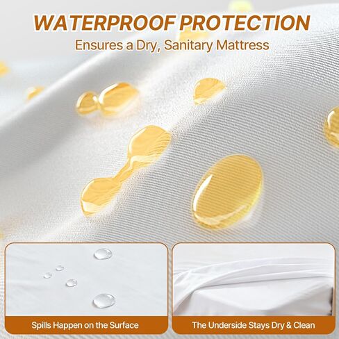 2-Pack Fitted Bassinet Sheets for Baby Girl Boy - Soft Waterproof Breathable Bassinet Mattress Protector, Compatible with Hourglass, Moses Basket, and Oval & Standard Rectangle Bassinet Mattresses in Kuwait