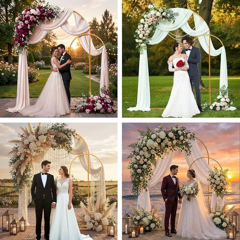 Blac Panther Arch Backdrop stand (7.2FT+6FT) - 2Pack Gold Balloon Arch Stand for Birthday Party, Baby Shower, Graduation ceremony ,Home Decor and Wedding Decoration. in Kuwait