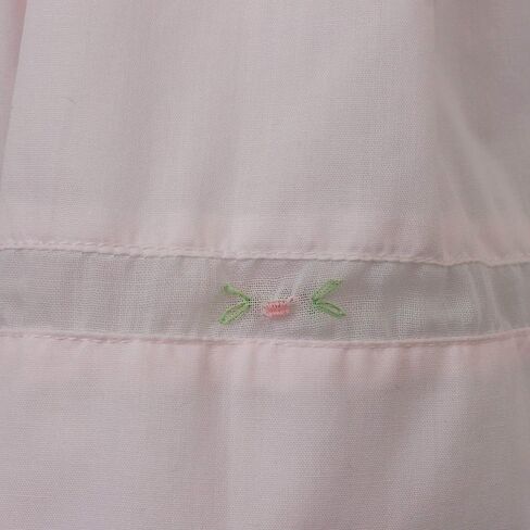 Petit Ami Baby Girls’ Smocked Daygown with Voile Insert, Preemie, Pink in Kuwait