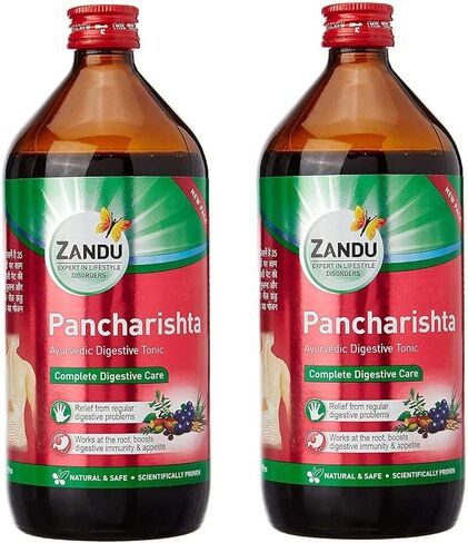 Golden Drops Ayurvedic Digestive Health Tonic Zandu Pancharishta 450 ml Pack of 2 in Kuwait