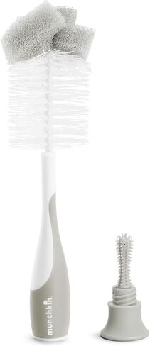Munch Sponge Bottle Brush Size 1 Eac Munchkin Sponge Bottle Brush 1/Pack, Colors may vary in Kuwait