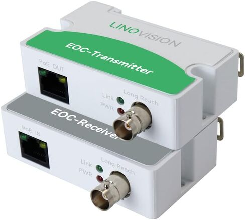 حاقن PoE+ بقدرة 30 وات مزود بشاشة LED للإشارة إلى خرج الطاقة ومحول POE عبر Coax EOC in Kuwait