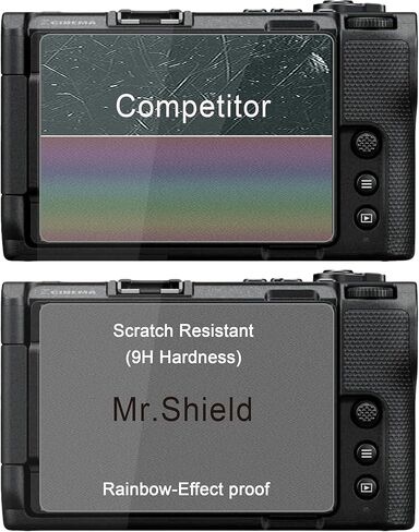Mr.Shield Screen Protector compatible with Nikon ZR Z R/RED Z Cinema [Tempered Glass] [3-PACK] [Japan Glass with 9H Hardness] in Kuwait