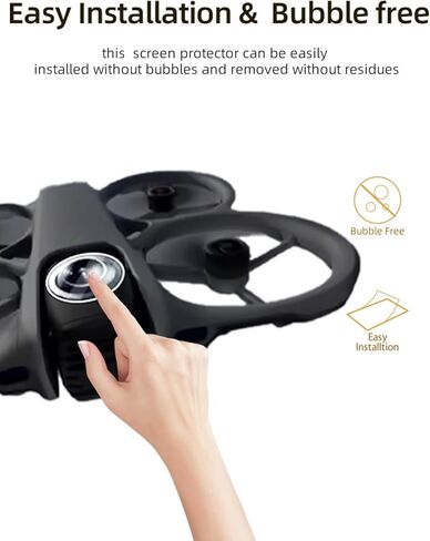 طبقة واقية للعدسة لـ DJI Avata 360، طبقة واقية عالية الدقة 4H طبقة واقية للعدسة، سهلة التركيب، مضادة للخدش، جودة HD، (3 عبوات) in Kuwait
