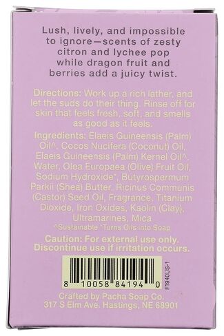 Foxly Dragon Fruit Bar Soap, 4 OZ in Kuwait