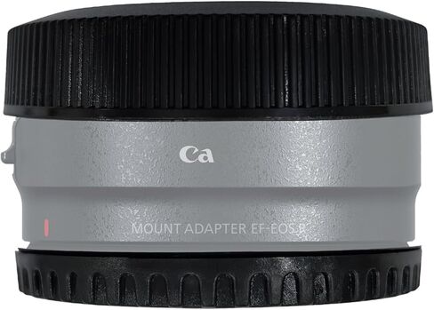 غطاء العدسة الأمامية + غطاء الغطاء الخلفي متوافق مع محول تركيب Canon EF - EOS R، متوافق مع EOS RP R R6 R5 R50 R100 R10 R8 R7 R6 Mark II R5C R3، HUIPUXIANG [1+1 Pack] in Kuwait