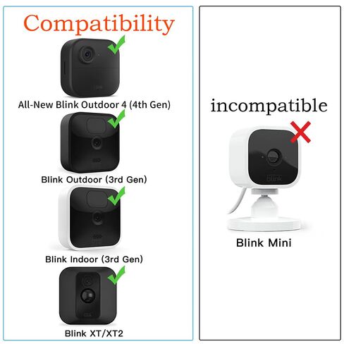 24.9ft/7.6m Power Charging Cable for Blink Outdoor 4 (4th Gen)&(3rd Gen)&Blink XT2/XT, Weatherproof Charging Extender Cable with Extra Type C and Micro USB Charging Connector Continuously in Kuwait