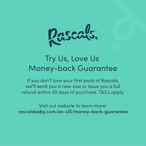 Rascal + Friends New~Born Premium Diapers, Size N, 96 Count, (Pack of 1) (Packaging May Vary) in Kuwait
