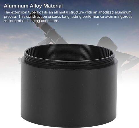 أنبوب تمديد LICAEVEY M48x0.75، ملحق تلسكوب من سبائك الألومنيوم 30 مم مع خيوط مضادة للتصوير الفلكي، متوافق مع معظم التلسكوبات والكاميرات in Kuwait