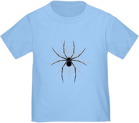 تي شيرت CafePress Spider Web للأطفال الصغار برسومات لطيفة للأطفال الصغار، 100% قطن in Kuwait