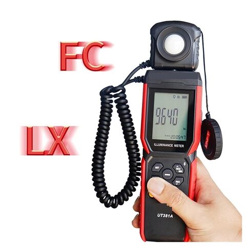 UT381A Illuminometer Integrated & Split Digital Light Illuminance Meter 400000 Lx 37160 Fc Luxometer with Bluetooth APP in Kuwait