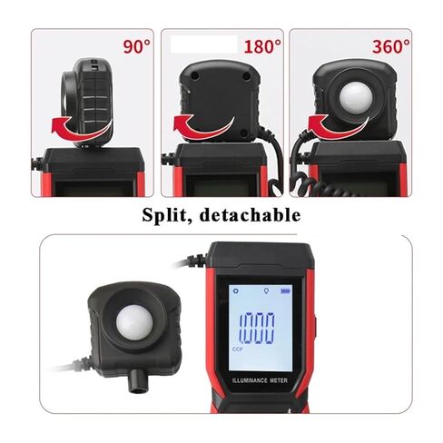 UT381A Illuminometer Integrated & Split Digital Light Illuminance Meter 400000 Lx 37160 Fc Luxometer with Bluetooth APP in Kuwait