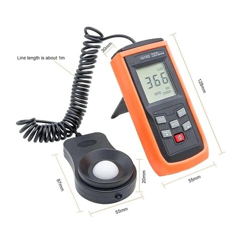 Handheld Digital Light Meter LCD Fotometro Photography Luminometer Max Min 0-200000 LUX Photometer Illuminance Tester luxometro in Kuwait