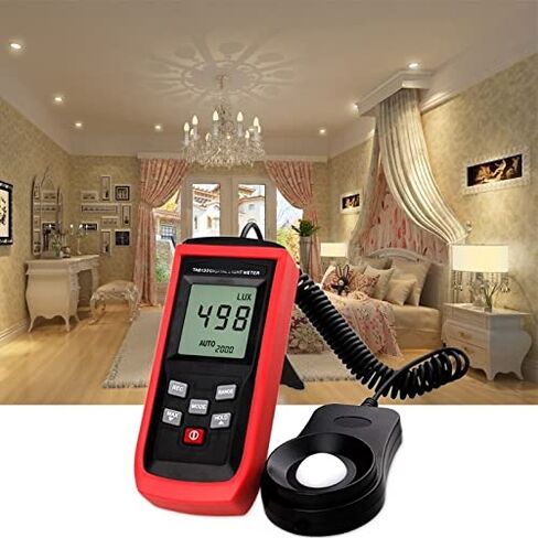 مقياس الإضاءة الرقمي Luxmeter 200000Lux Lux/FC مقياس الإضاءة، مقياس اللمعان in Kuwait