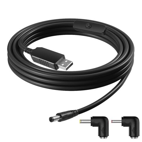 سلك محول طاقة USB 12 فولت من LONNKY مع مفتاح مضمّن لكاميرا سيارة الأطفال Luckview، وشاشة Furrion FOS07TADS Vision S، وكابل تعزيز محول 5 فولت إلى تيار مستمر 12 فولت in Kuwait