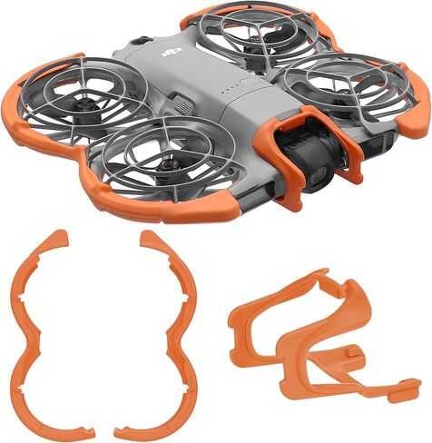 واقي حماية المروحة Neo 2 - واقيات حماية ضد الاصطدام 2 في 1 + واقي ممتص للصدمات لطائرة DJI Neo 2 بدون طيار، مجموعة ملحقات سريعة التركيب in Kuwait